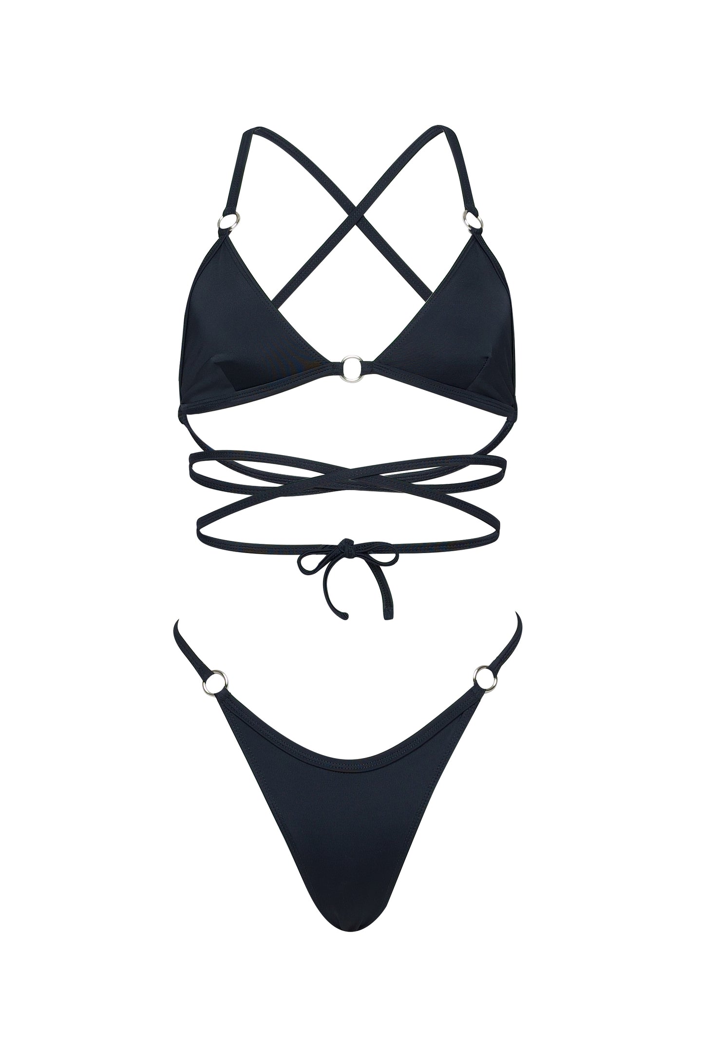 EVA BIKINI TOP NOIR